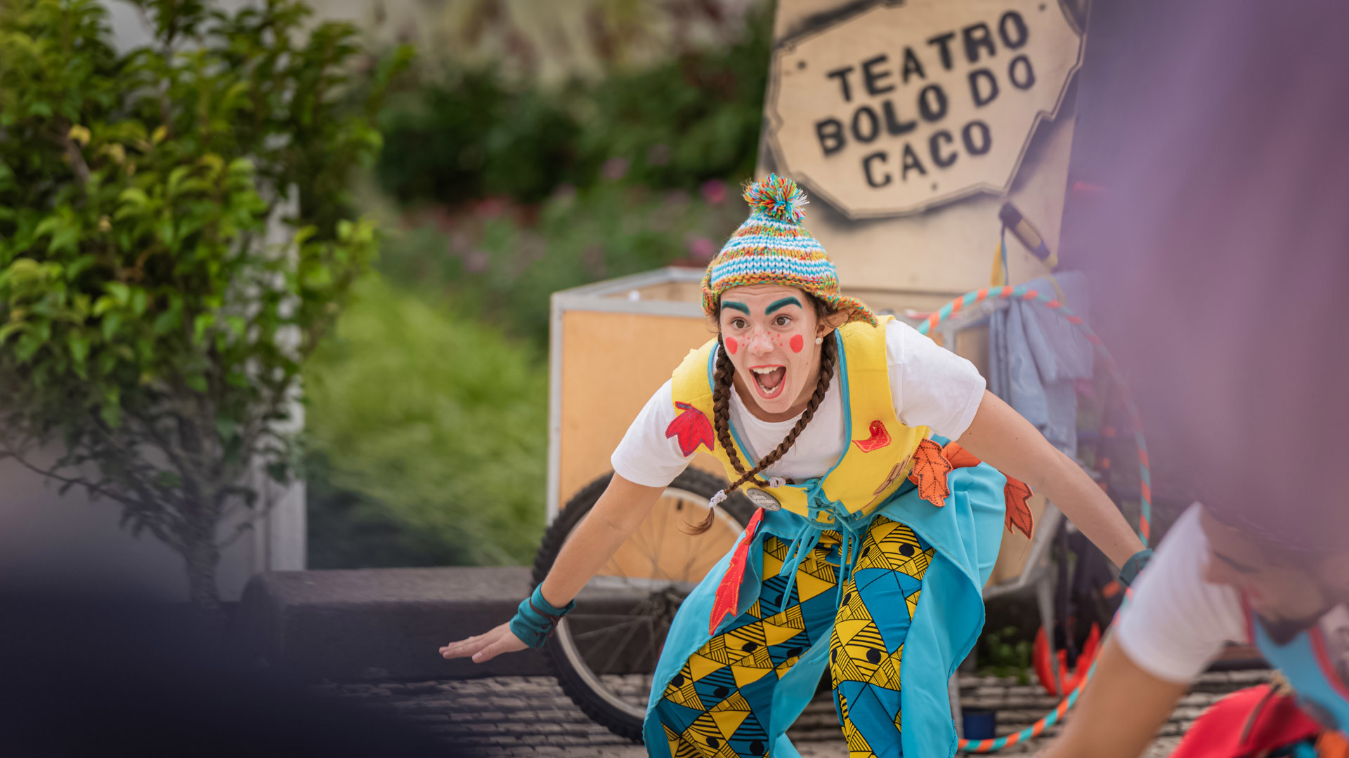 Theater character during Christmas and New Year celebrations in Madeira