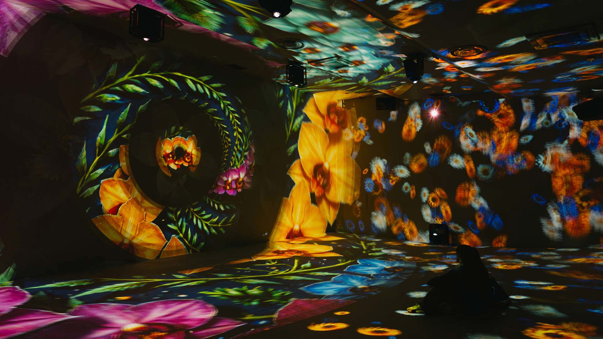 Gut beleuchteter Raum