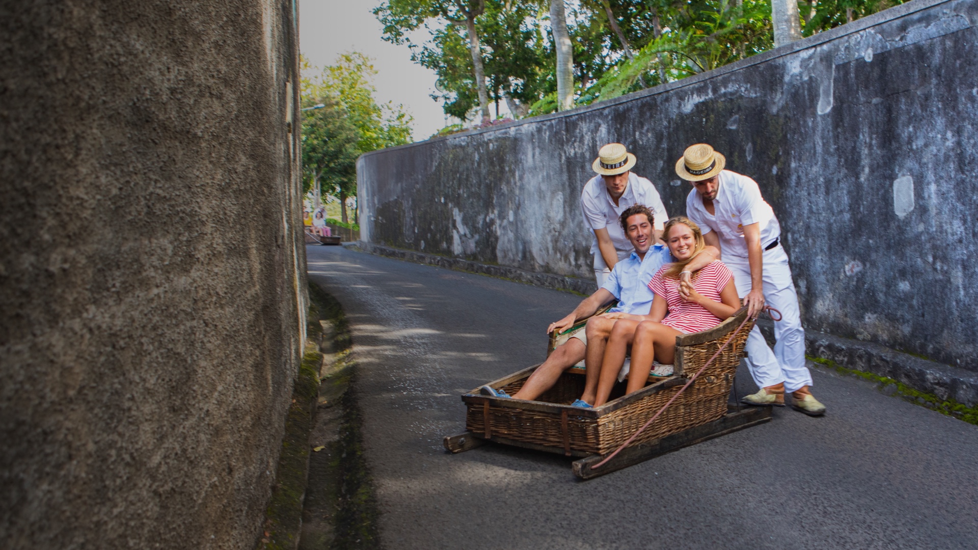 Tourists enjoying activities