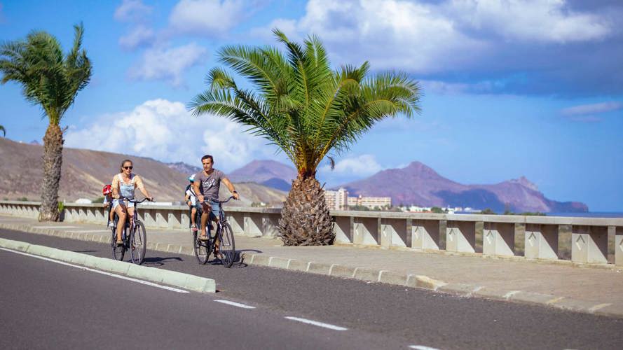 Passeios de bicicleta no Porto Santo