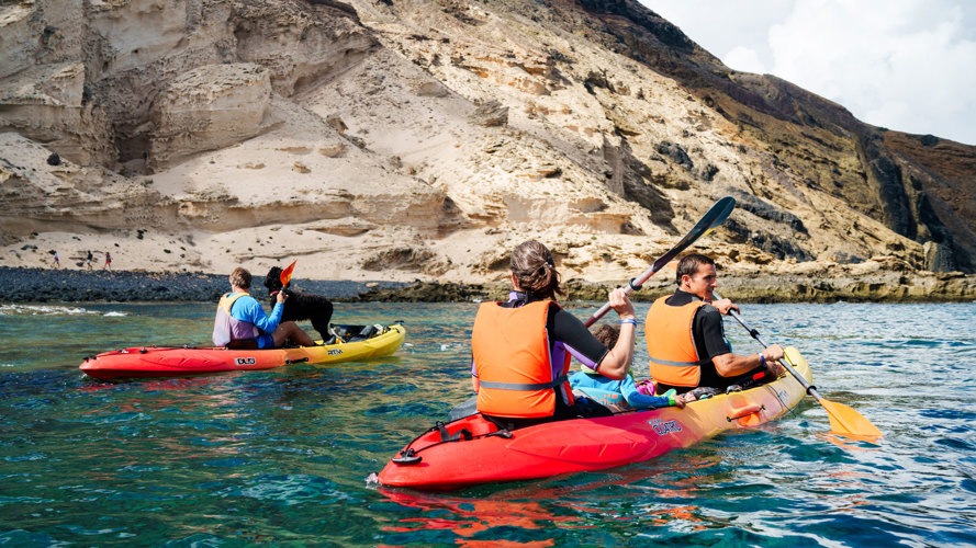 Canoagem no Porto Santo