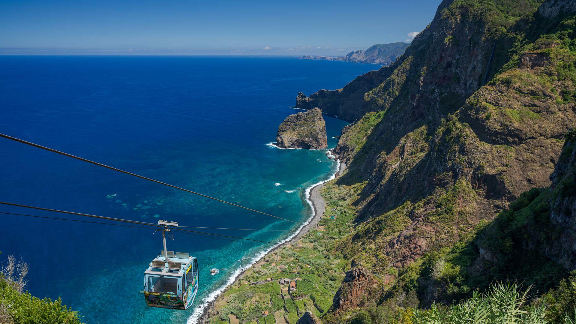 rocha do navio cable car